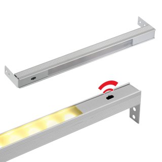 Schubladenbeleuchtung mit integriertem PIR Sensor und Anschlusskabel 414 bis 1164mm 964mm -9W warmweiß 3000K