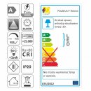 Schubladenbeleuchtung mit integriertem PIR Sensor und Anschlusskabel 414 bis 1164mm 964mm -9W warmweiß 3000K