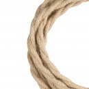 Textilkabel 2C Natur rope 3 Meter Bailey
