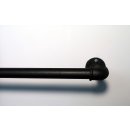 LemiArts Loft towel rail cloakroom rail black malleable cast iron Industrial Design
