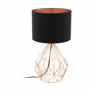 Table lamp black/copper