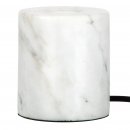 Tischlampe Marmor weiß E27 60W