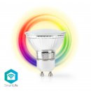 Nedis SmartLife WLAN Smart LED Leuchtmittel GU10 vollfarbe und Warmwei&szlig;