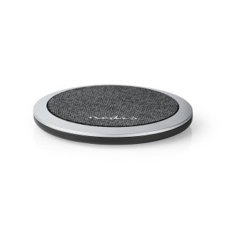 Wireless Charger in Fabric Round 2.0A 10W Black